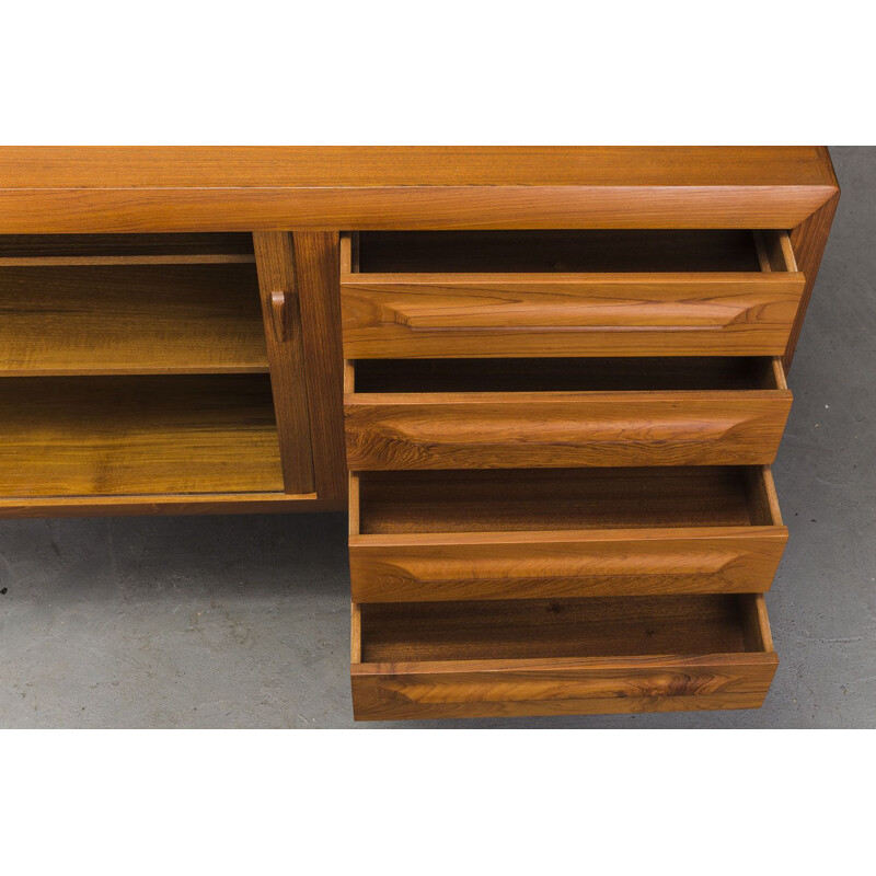 Vintage teak sideboard by Ib Kofod-Larsen for Faarup Mabelfabrik, 1960s