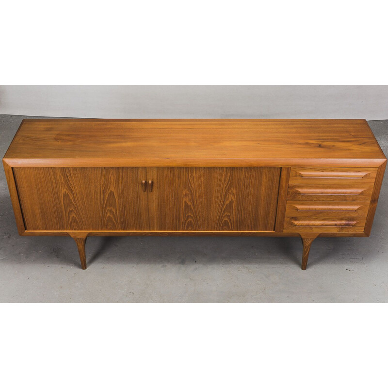 Vintage teak sideboard by Ib Kofod-Larsen for Faarup Mabelfabrik, 1960s