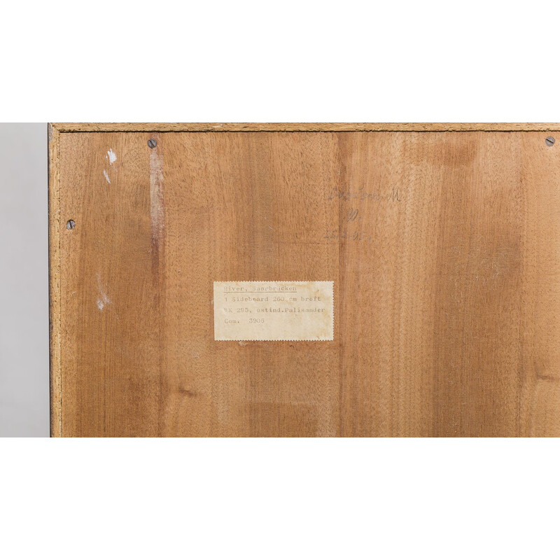 Vintage rosewood sideboard by Arthur Traulsen for WK Möbel, 1960