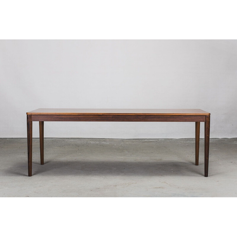 Vintage rectangular rio rosewood coffee table, 1960