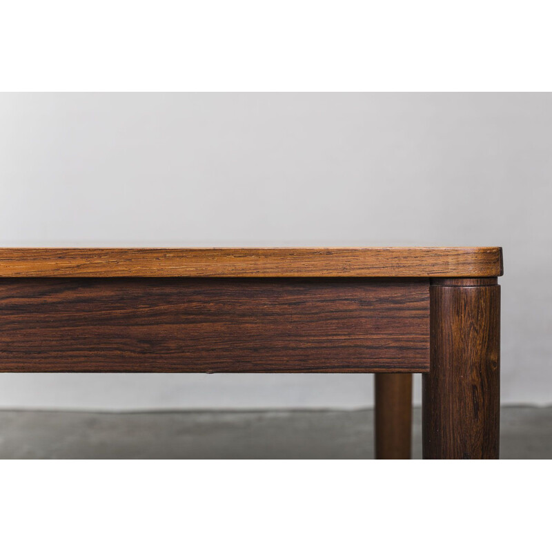 Vintage rectangular rio rosewood coffee table, 1960