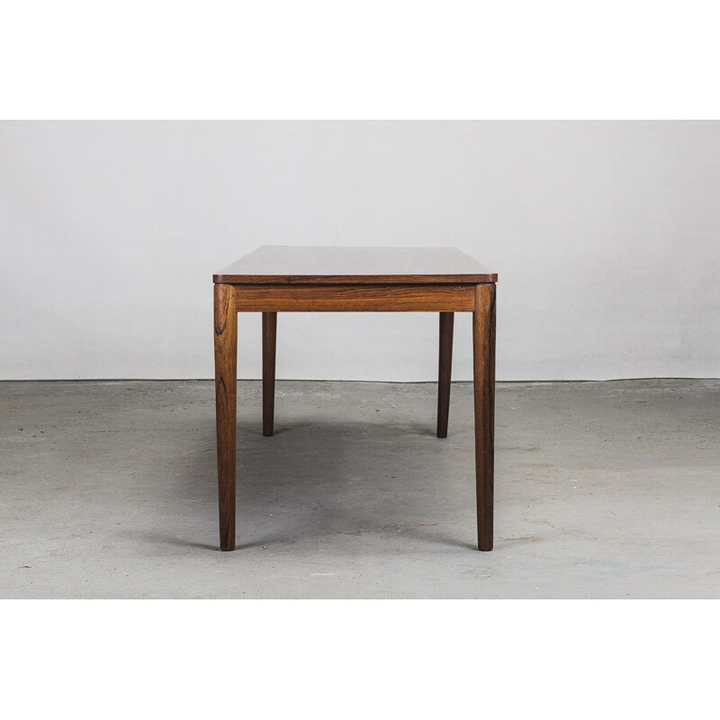 Vintage rectangular rio rosewood coffee table, 1960