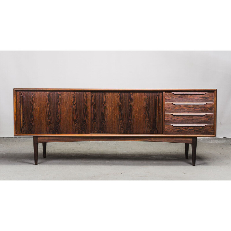 Buffet de bois de palissandre vintage, 1960