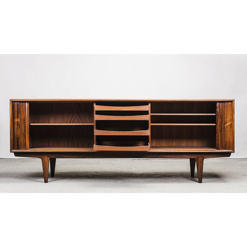 Vintage rosewood Nr 156 sideboard by Bernhard Pedersen & Son 1960