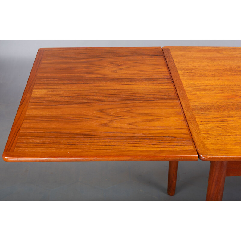 Tavolo allungabile danese d'epoca in teak, 1960