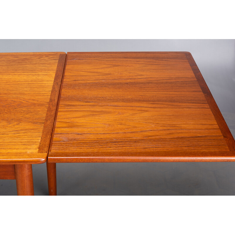 Mesa de extensão de teca dinamarquesa Vintage, 1960