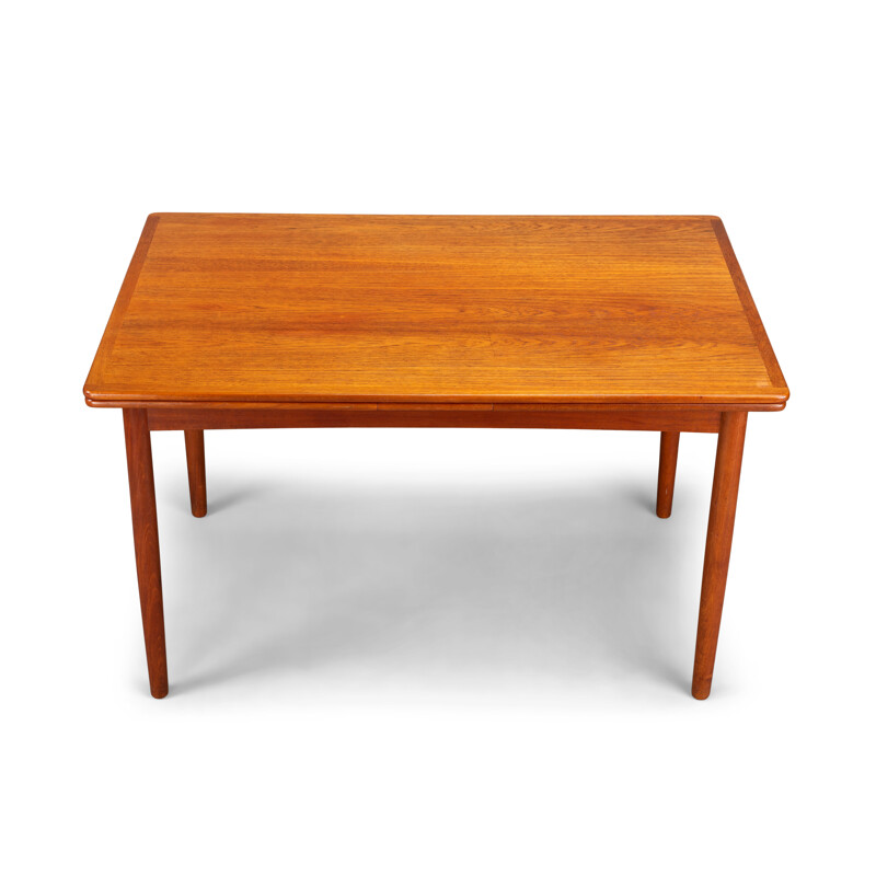 Tavolo allungabile danese d'epoca in teak, 1960