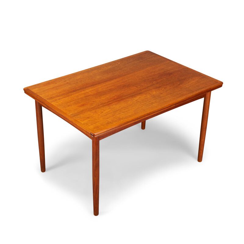 Mesa extensible danesa vintage de teca, 1960