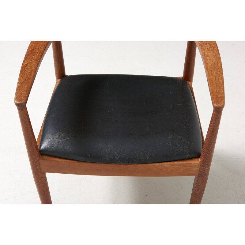 Vintage chair in teak by K.S Mobler, Denmark, 1950
