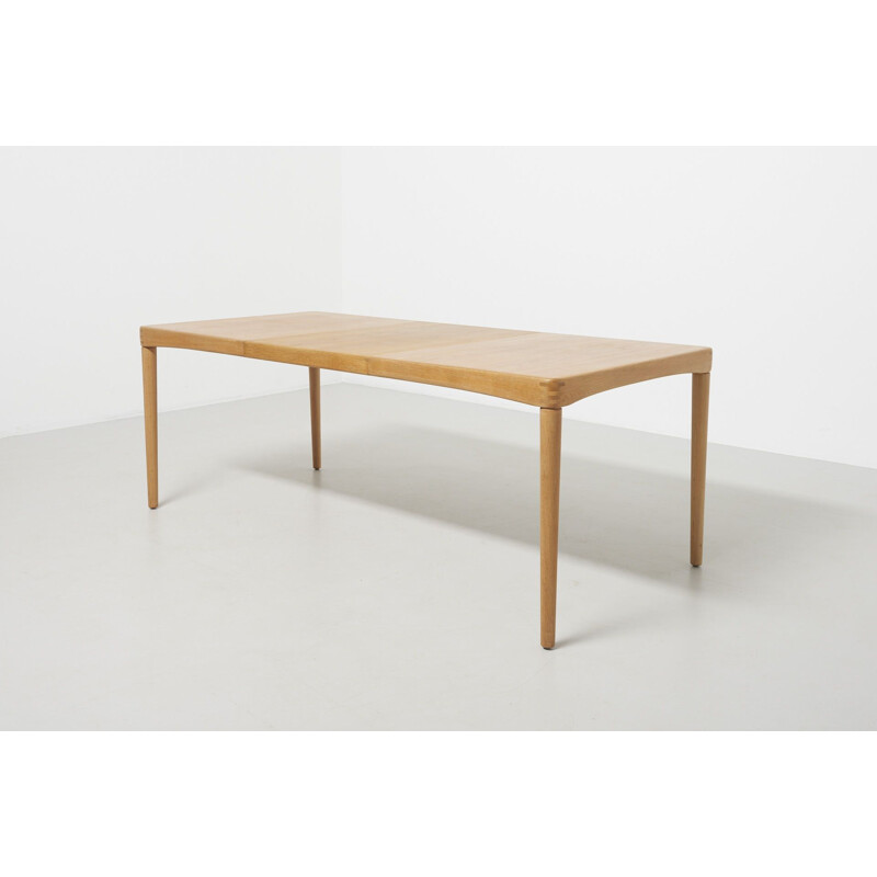 Vintage dining table in oak by H.W Klein for Bramin