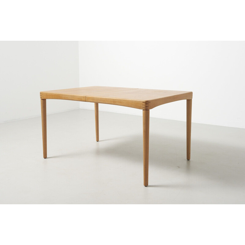 Vintage dining table in oak by H.W Klein for Bramin