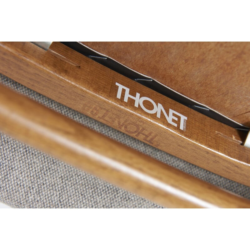 Ensemble de 6 chaises vintage modèle 215 PF par Thonet 