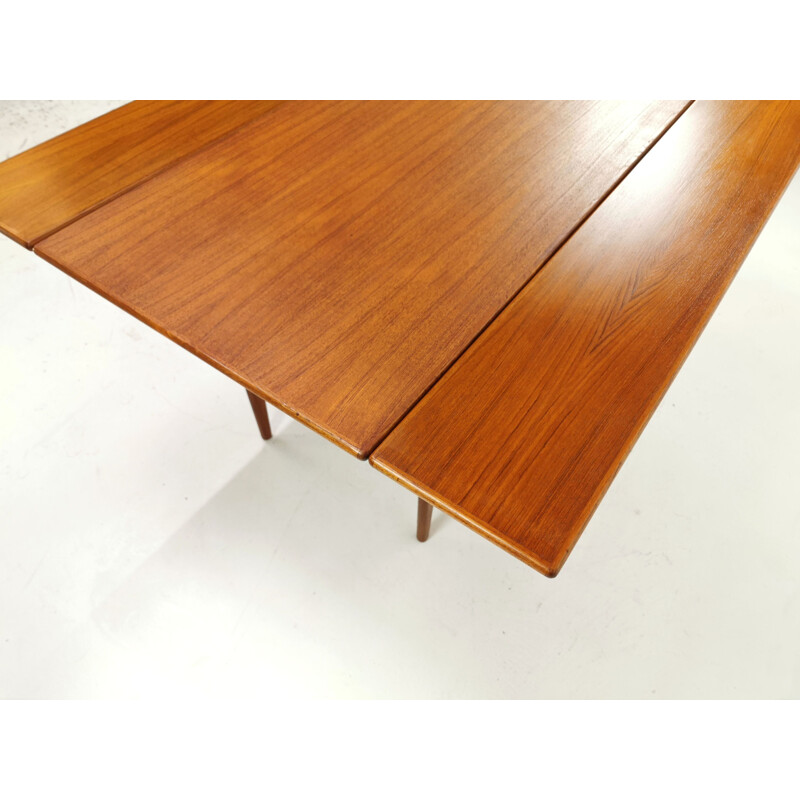 Vintage Danish teak metamorphic coffee & dining Table By Kai Kristiansen For Vildbjerg Møbelfabrik 1960s