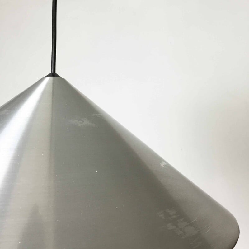 Vintage metal pendant lamp by Jo Hammerborg for Fog and Morup, Denmark 1960