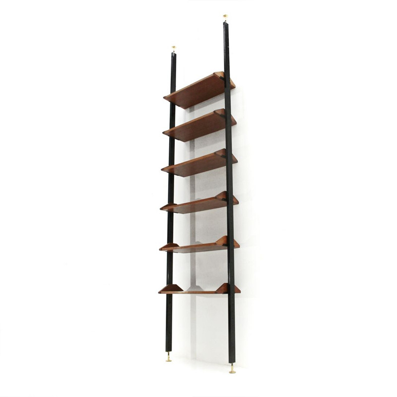Vintage wooden shelves system, 1960s