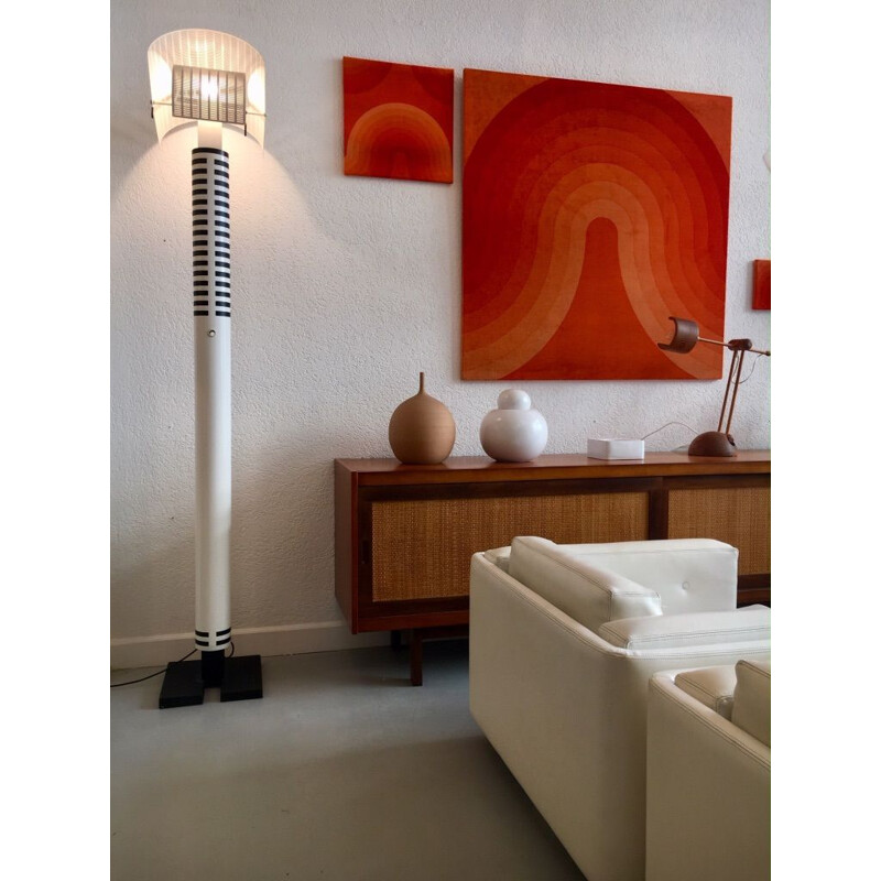 Vintage "Shogun" floor lamp by Mario Botta from Artemide, Italy, 1985