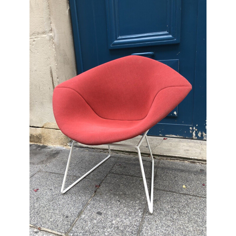 Vintage diamond armchair by Harry Bertoia, 1970s