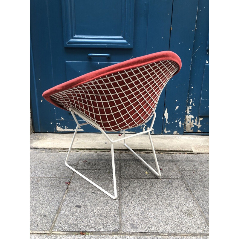 Vintage diamond armchair by Harry Bertoia, 1970s