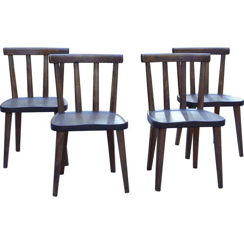 Set of 4 vintage "Utö" chairs by Axel Einar Hjorth, 1930s