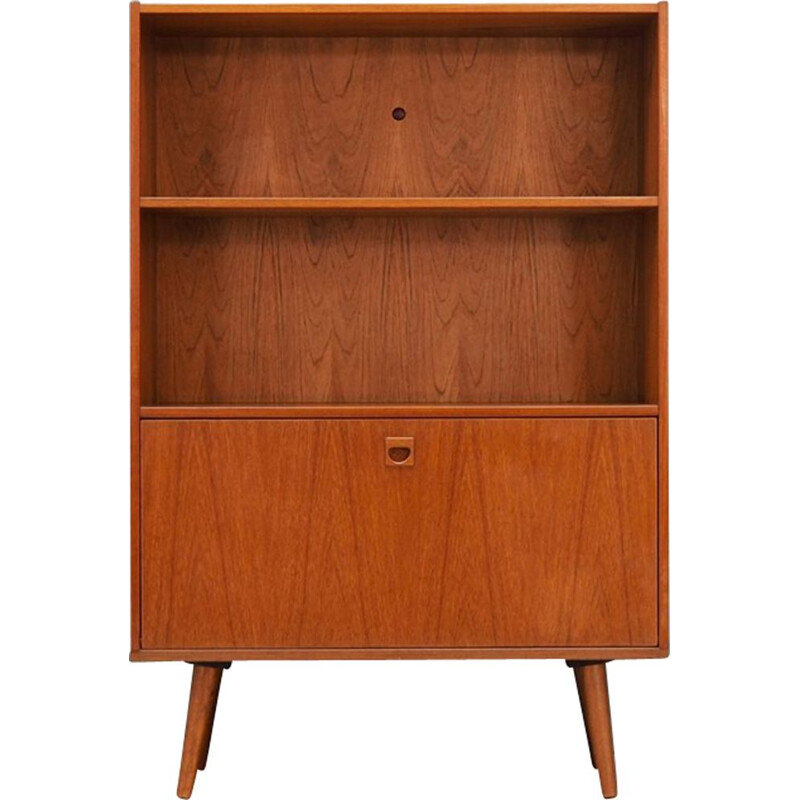 Vintage teak bookcase, Denmark, 1960-70s