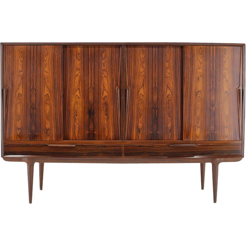 Vintage rosewood sideboard Model no. 13 by Omann Jun, 1960s