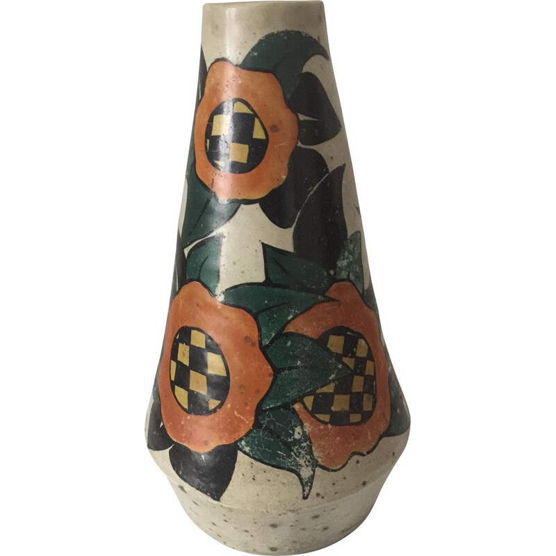 Vintage Art Deco vase by Betzy Augeron, 1930