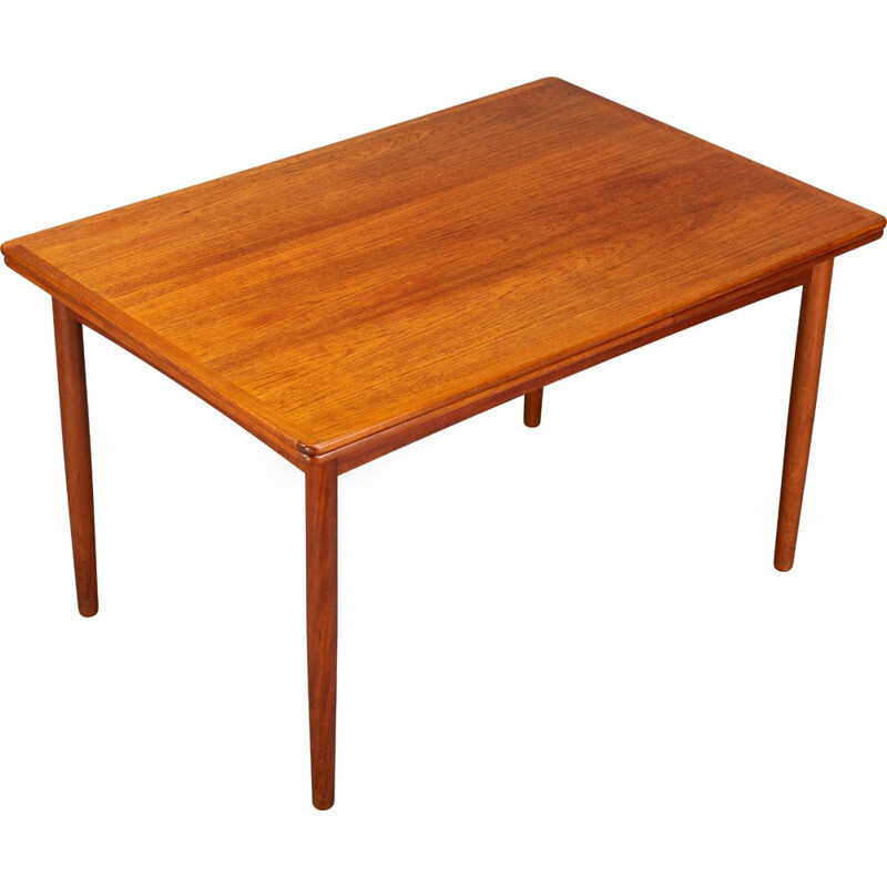 Tavolo allungabile danese d'epoca in teak, 1960