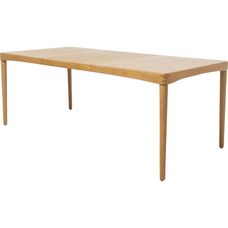 Vintage dining table in oak by H.W Klein for Bramin