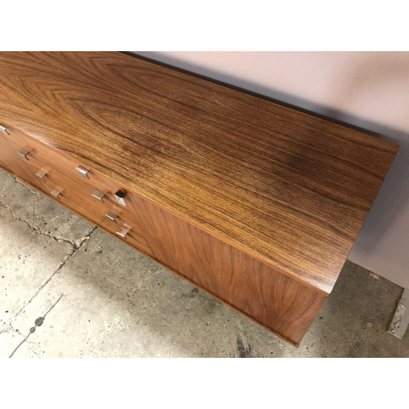 Vintage rosewood sideboard by Alain Richard 1960