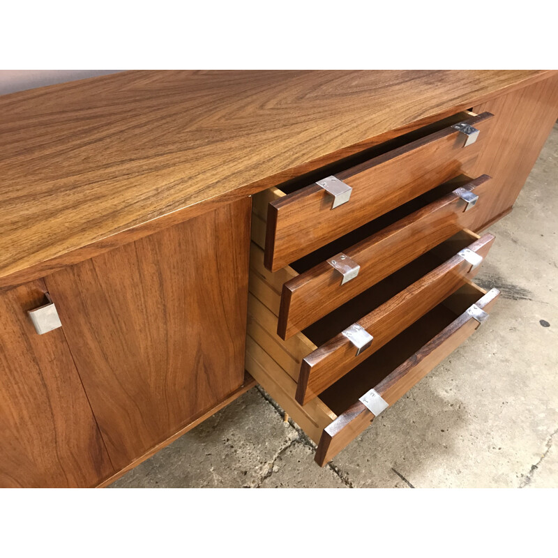 Vintage rosewood sideboard by Alain Richard 1960