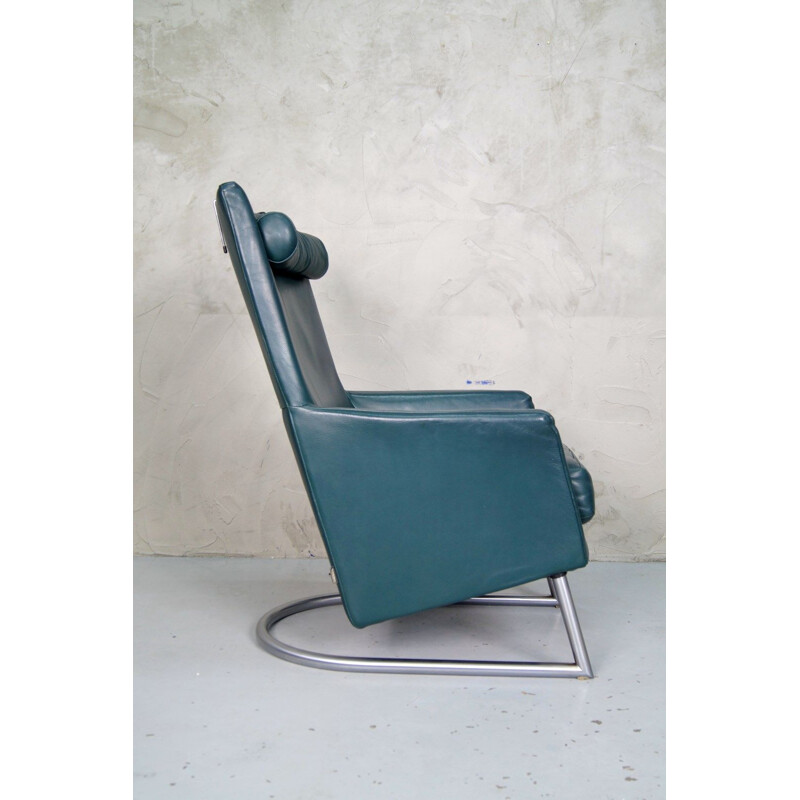 Vintage leather Madonna lounge chair by Gerard van den Berg for Montis, 1980