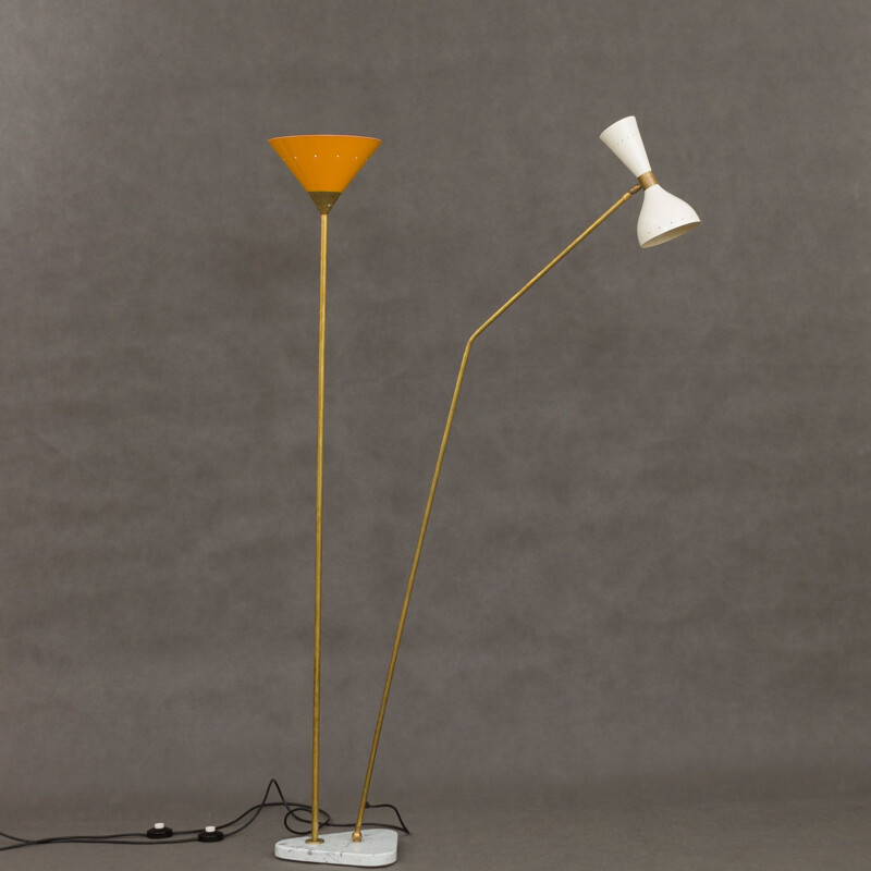 Vintage floor lamp in brass Italie 1960