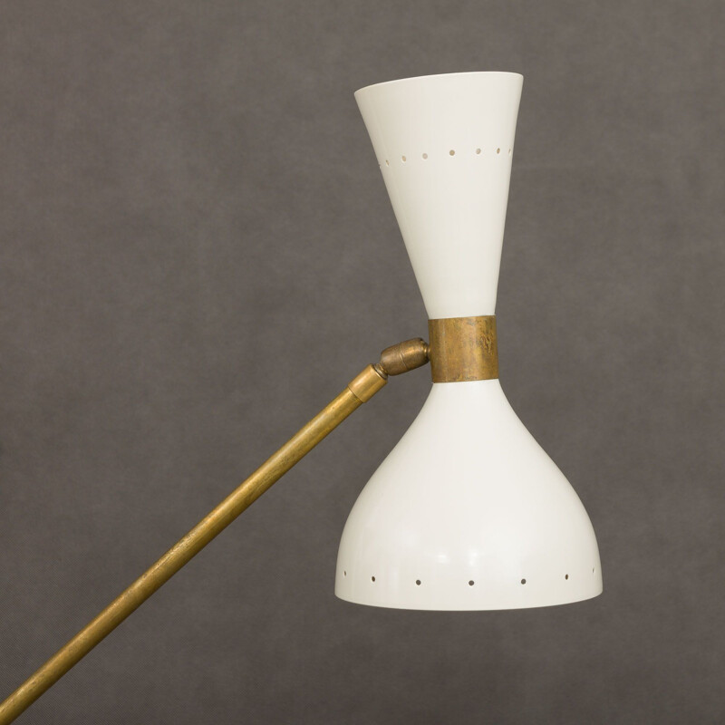 Vintage floor lamp in brass Italie 1960