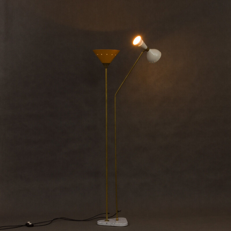 Vintage floor lamp in brass Italie 1960