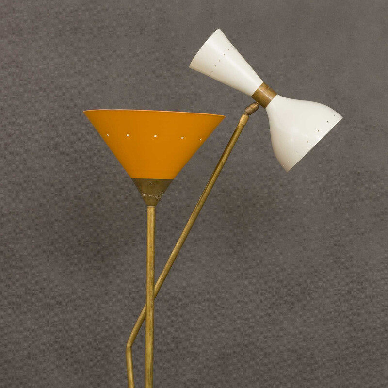 Vintage floor lamp in brass Italie 1960