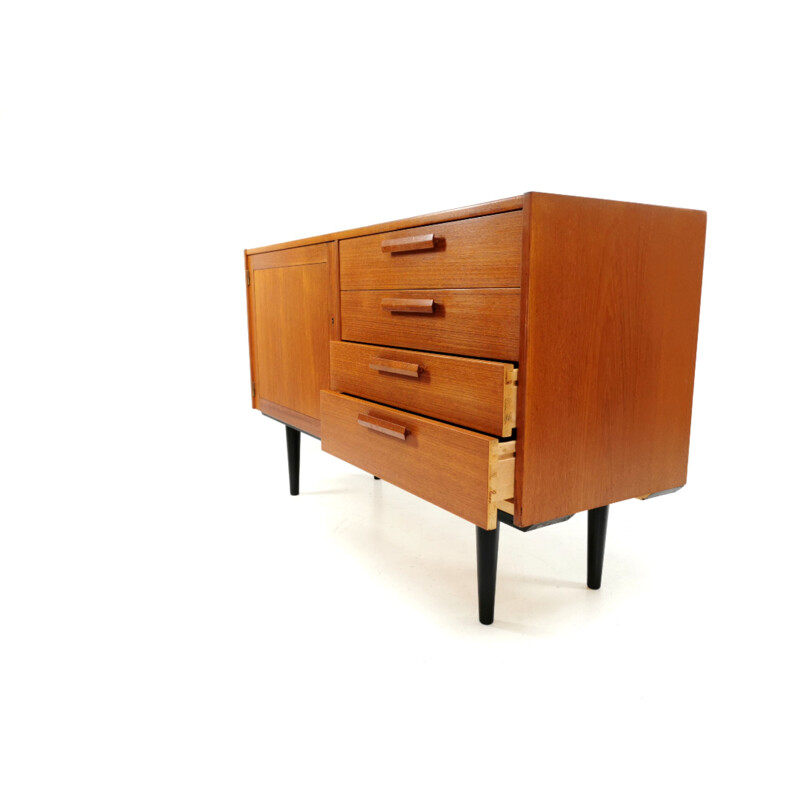 Vintage sideboard in teak by Nils Jonsson for Troeds, Sweden