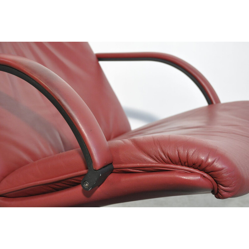 Vintage swivel armchair F196 by Geoffrey Harcourt for Artifort, 1980