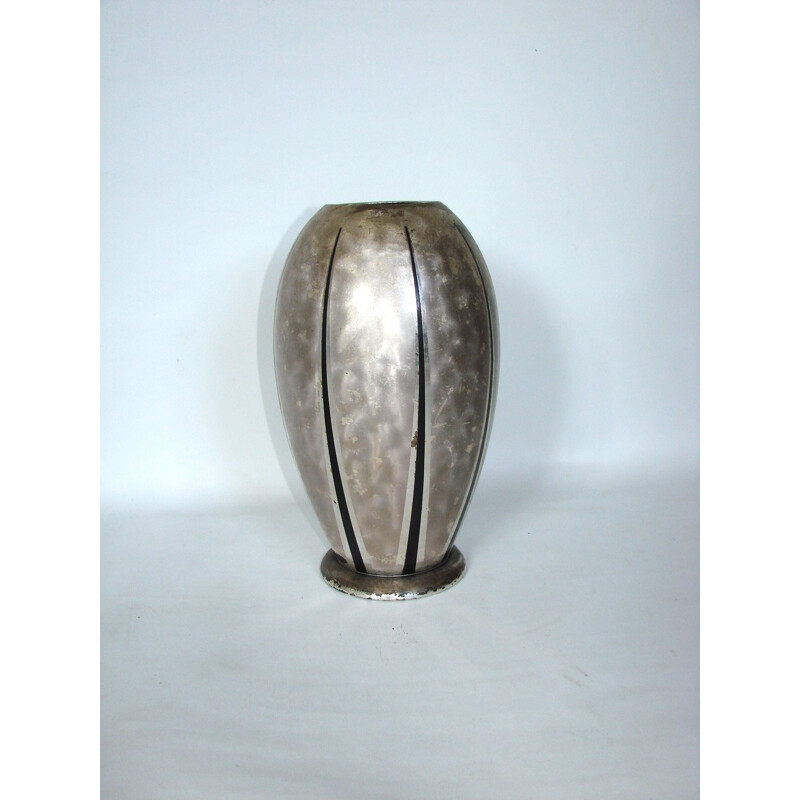 Vintage art deco vase by WMF Ikora, 1930s