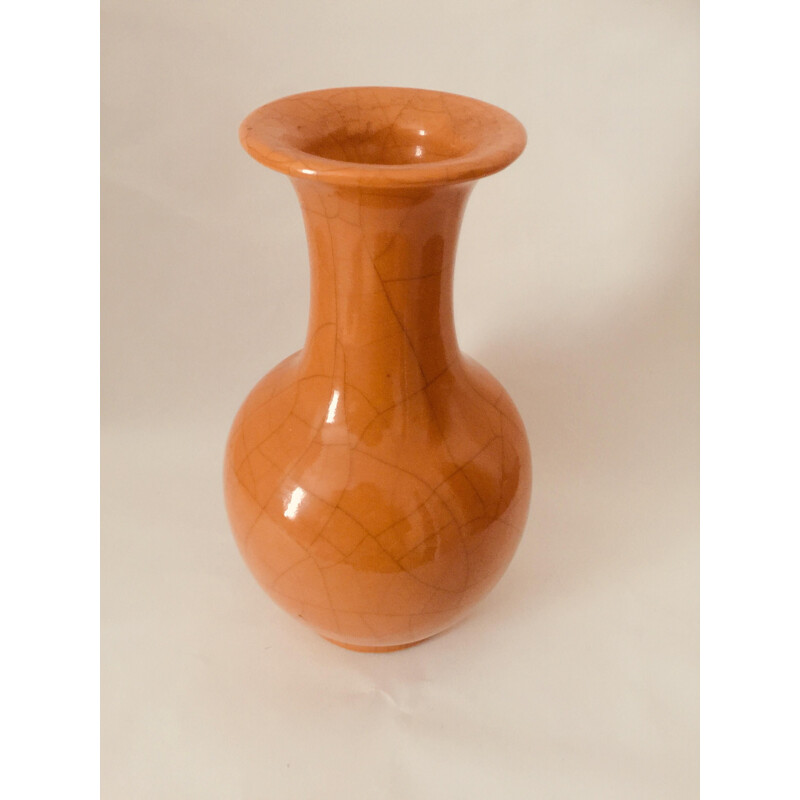 Vaso de cerâmica vitrificado Vintage de Pol Chambost