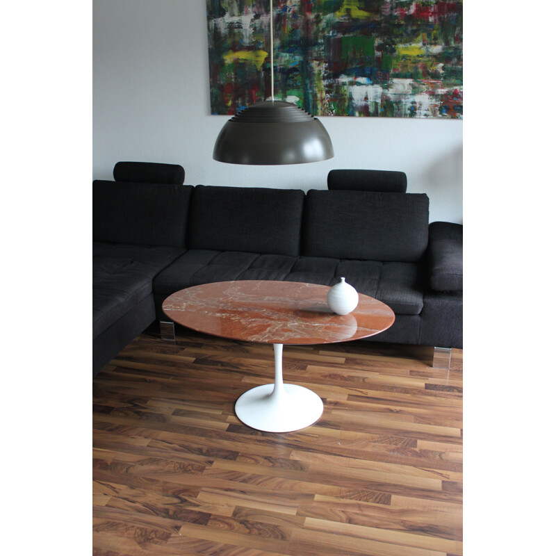 Vintage marble coffee table by Eero Saarinen from Knoll International, 1950s