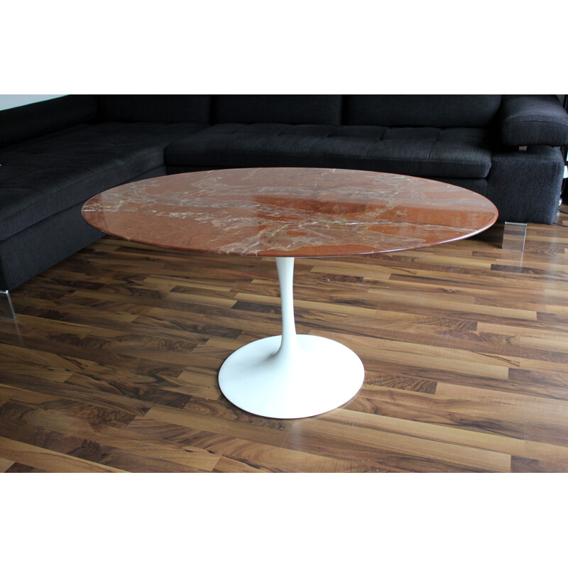 Vintage marble coffee table by Eero Saarinen from Knoll International, 1950s