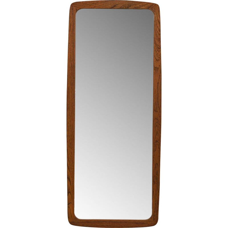 Vintage large Danish  J. Spejle teak mirror 1960