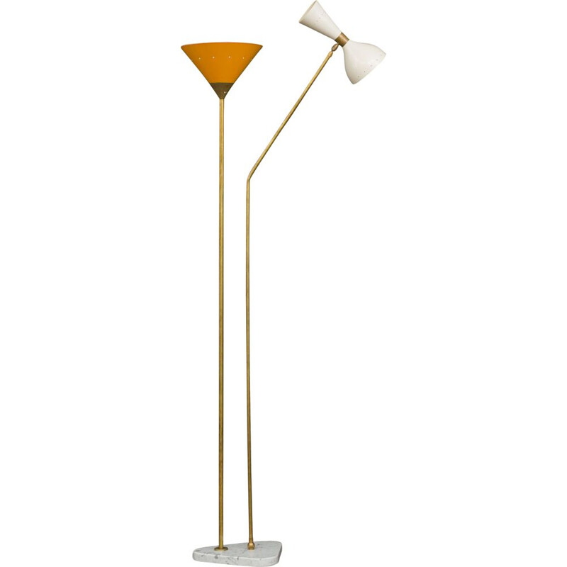 Vintage floor lamp in brass Italie 1960