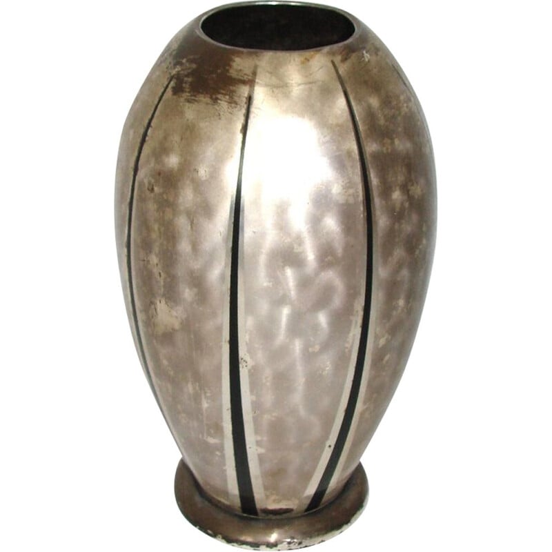 Vintage art deco vase by WMF Ikora, 1930s