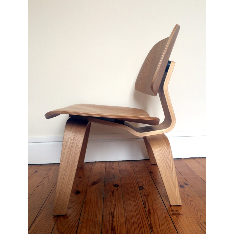 Herman Miller ashwood "LCW" chair, Charles & Ray EAMES - 1990s