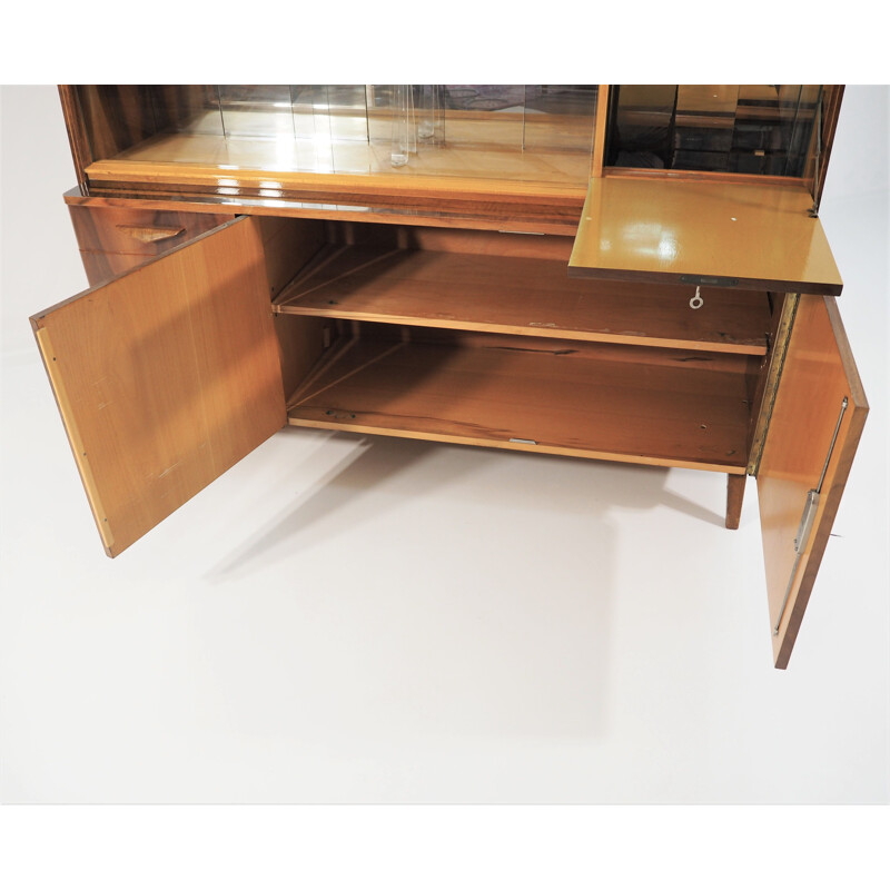 Vintage walnut buffet from Tatra, 1960s