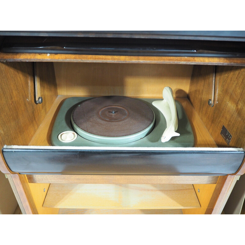 Vintage record player from Supraphon, 1958