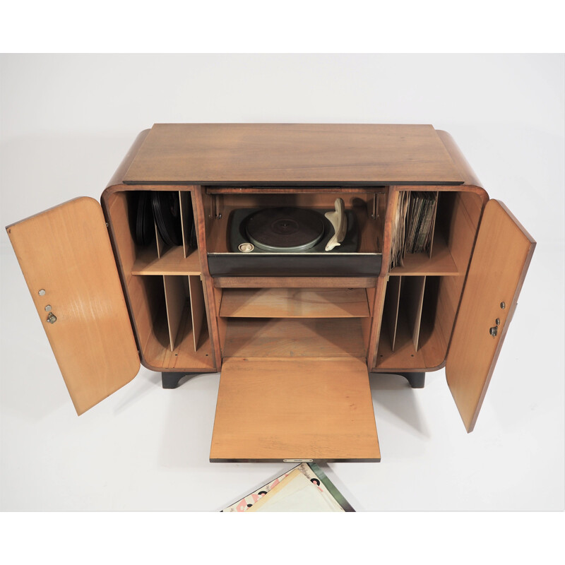 Vintage record player from Supraphon, 1958