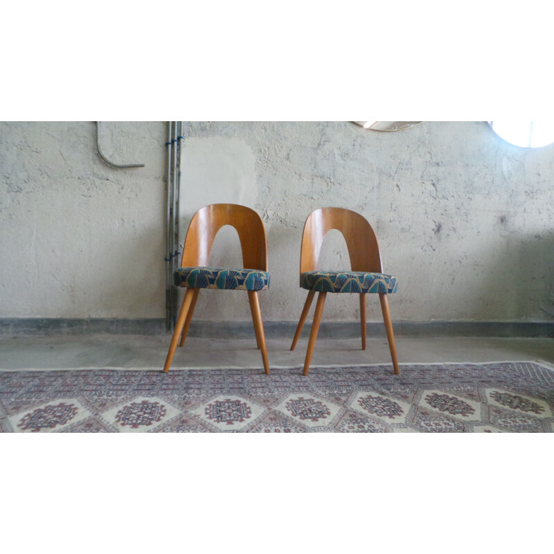 Set of 4 vintage dining chairs by Antonin Suman, 1960s