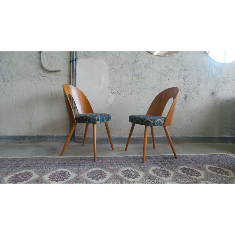 Set of 4 vintage dining chairs by Antonin Suman, 1960s